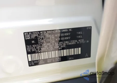 2025 Toyota Rav4 Xle from USA, damaged, VIN 2T3W1RFV1SC340871